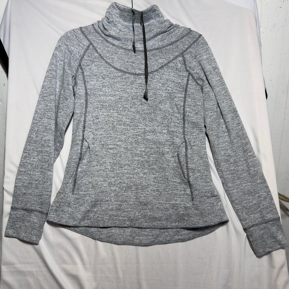 Kuhl Women's Lea Long Sleeve Pullover w/Thumbholes in Ash Size Medium
